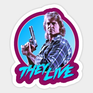 They Live Nada Retro Cult Classic Horror Fan Design Sticker